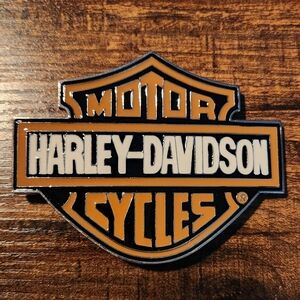 Harley Davidson MotorCycle belt buckle.